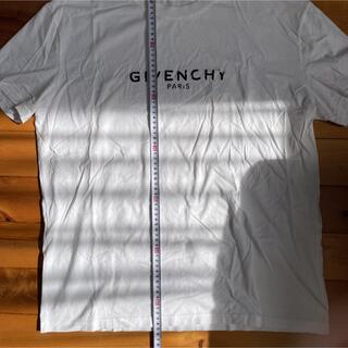 新品タグ付き GIVENCHY メタリック ミラーロゴ コットン Tシャツ