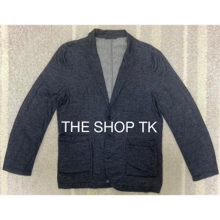 ザショップティーケー(THE SHOP TK)の【THE SHOP TK】メンズジャケット ブルーデニム柄(テーラードジャケット)