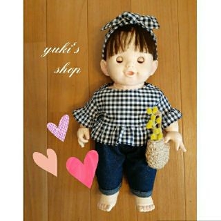 No.67   ぽぽちゃん  ポポチャン ブラウス&ストレートパンツ　服(その他)
