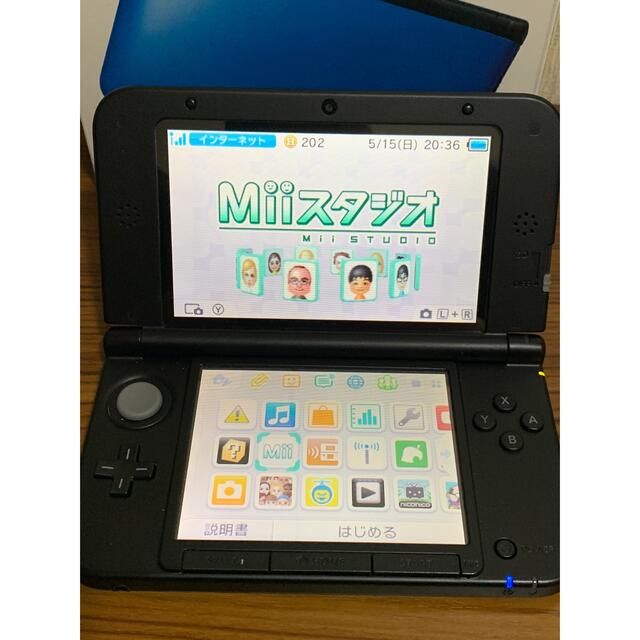 偽トロキャプチャー3DSLL ブルー×ブラック