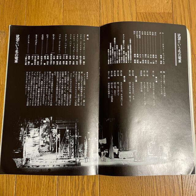 「欲望という名の電車」 1975年文学座公演パンフレット エンタメ/ホビーのコレクション(印刷物)の商品写真