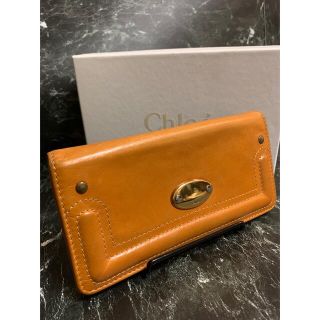 クロエ(Chloe)のChloe クロエ 長財布 レザー 財布 ライトブラウン 箱付き(財布)