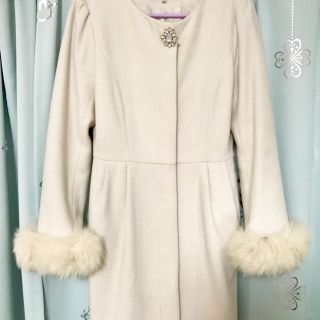 ミッシュマッシュ(MISCH MASCH)のミッシュマッシュ☆比翼ロングコート ベージュ(ロングコート)