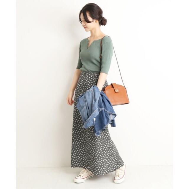 SLOBE IENA(スローブイエナ)のほぼ新品♡SLOBE IENA コットンシルクリブサマーニット レディースのトップス(その他)の商品写真