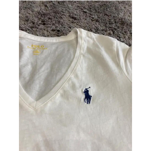 POLO RALPH LAUREN(ポロラルフローレン)のPOLO VネックTシャツ レディースのトップス(Tシャツ(半袖/袖なし))の商品写真