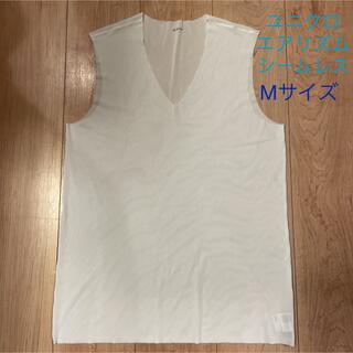 ユニクロ(UNIQLO)のユニクロ　エアリズム　シームレス　タンクトップ　Mサイズ(Tシャツ/カットソー(半袖/袖なし))