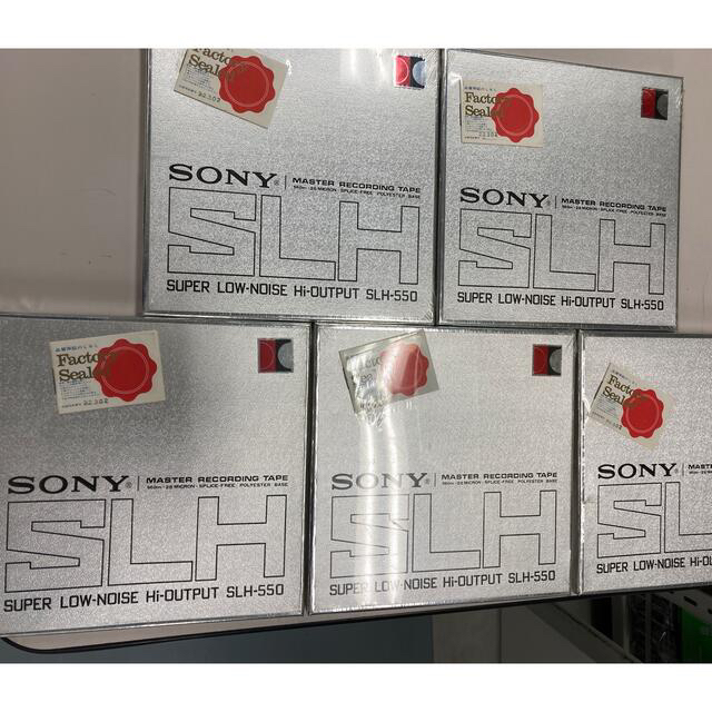 SONY(ソニー)の未開封　新品８本SONYオープンリールテープ　SLH-+0 楽器のレコーディング/PA機器(その他)の商品写真