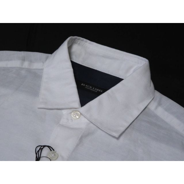 BLACK LABEL CRESTBRIDGE(ブラックレーベルクレストブリッジ)のブラックレーベル クレストブリッジ 高級長袖無地シャツ S 20,900円 白  メンズのトップス(シャツ)の商品写真
