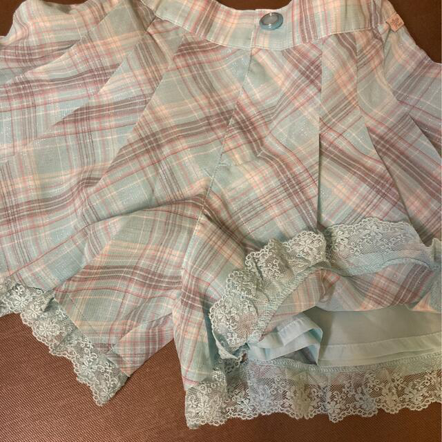 mezzo piano(メゾピアノ)のmezzo piano⭐︎130cm 美品！キュロット キッズ/ベビー/マタニティのキッズ服女の子用(90cm~)(スカート)の商品写真