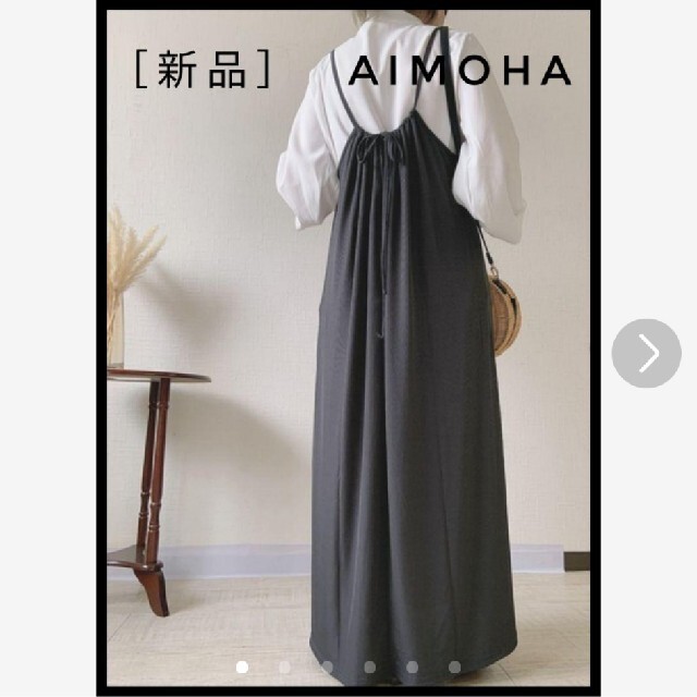 aimoha(アイモハ)のアイモハ。プリーツキャミワンピース レディースのワンピース(ロングワンピース/マキシワンピース)の商品写真