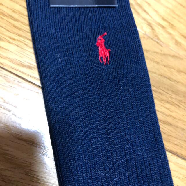 Ralph Lauren(ラルフローレン)のon26243114様専用紺色X赤ロゴ刺繍　ハイソックス靴下 レディースのレッグウェア(ソックス)の商品写真