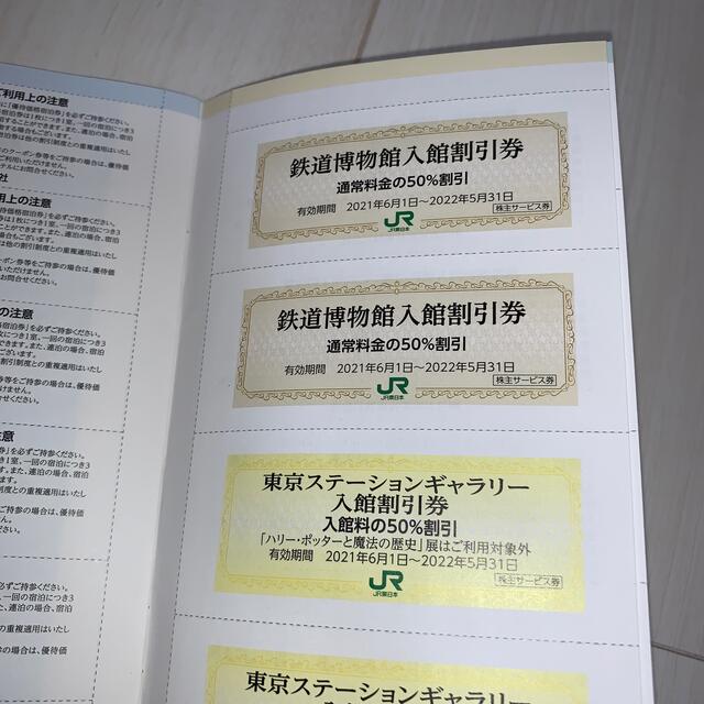 JR東日本株主優待券　1枚 チケットの優待券/割引券(その他)の商品写真