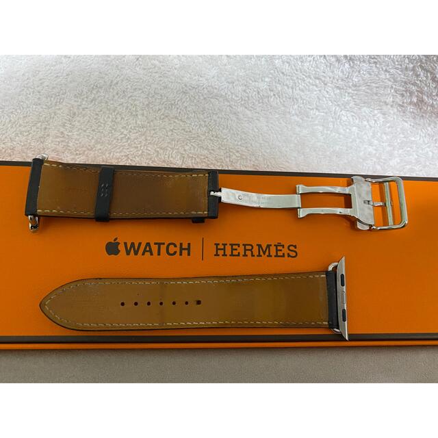 Apple Watch(アップルウォッチ)のApple Watch HERMES  ベルト　44mm メンズの時計(レザーベルト)の商品写真