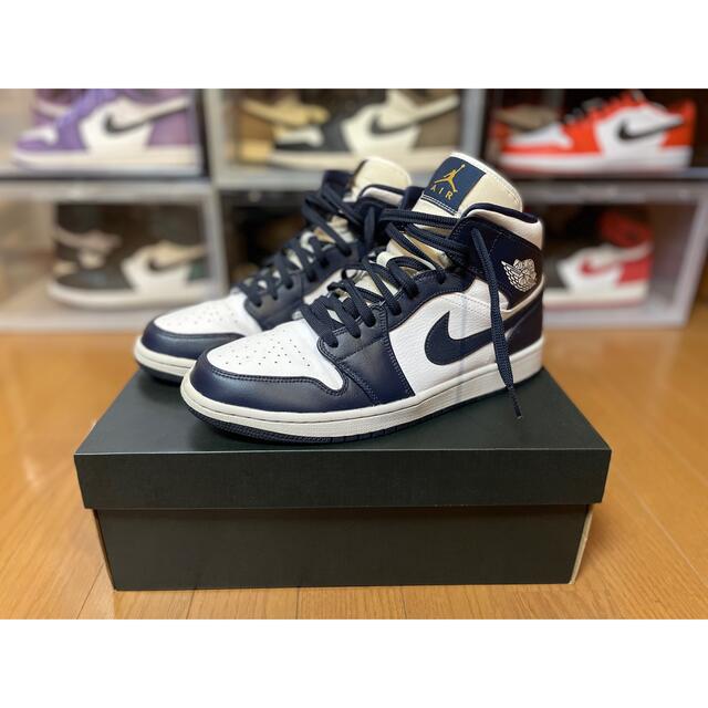 【極美品】Nike Air Jordan 1 Mid Obsidian 28cm