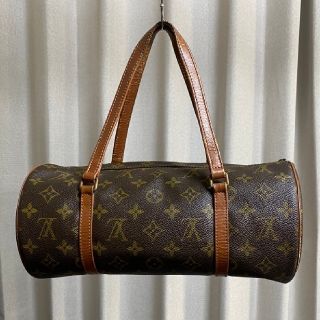 ルイヴィトン(LOUIS VUITTON)のジャンク品　ヴィトン モノグラム M51385 パピヨン30 筒型 ハンドバッグ(ハンドバッグ)