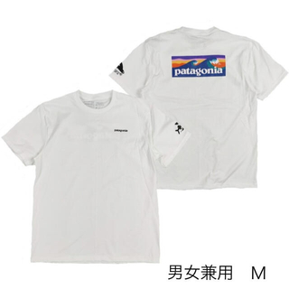 patagonia - 【パタゴニア】Tシャツ (半袖) 白／Ｍ　デイリーグラフィック　サーフィン