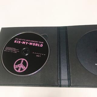 キスマイフットツー(Kis-My-Ft2)のキスマイワールド　ブルーレイ　disc1のみ(ミュージック)