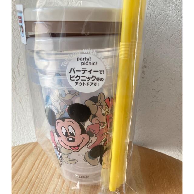 Disney(ディズニー)の【新品未開封】ディズニー　レトロミッキー　ストロータンブラー　3個セット　1点♪ インテリア/住まい/日用品のキッチン/食器(タンブラー)の商品写真