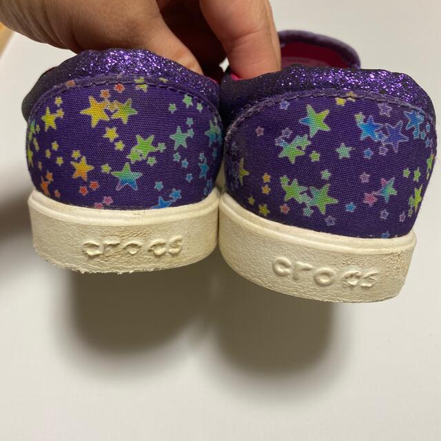 crocs(クロックス)の最終値下げ⭐️クロックスc9スリッポン✨ キッズ/ベビー/マタニティのキッズ靴/シューズ(15cm~)(スリッポン)の商品写真