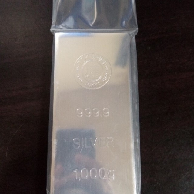 銀地金　徳力本店　1kg×5個　シルバーインゴット　純銀　銀