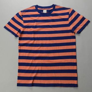 J.CREW /Tシャツ "SLIM FIT"/ インディゴ×オレンジ(Tシャツ/カットソー(半袖/袖なし))