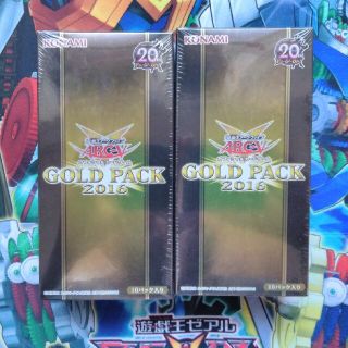 ユウギオウ(遊戯王)の遊戯王 Gold Pack 2BOX 　未開封(Box/デッキ/パック)