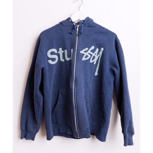 STUSSY - STUSSY 筆記体複合ロゴ パーカー Sサイズの通販 by Street Flea Market｜ステューシーならラクマ