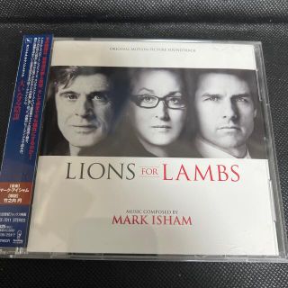 【中古】Lions For Lambs/大いなる陰謀-日本盤サントラCD　帯付き(映画音楽)