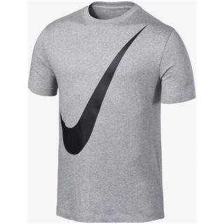 ナイキ(NIKE)の新品未着用タグ付★ナイキ★日本限定生産★ビッグロゴ★Tシャツグレー定価3850円(Tシャツ/カットソー(半袖/袖なし))