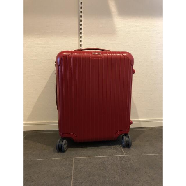 リモワ サルサ スーツケース 廃盤 赤 48L