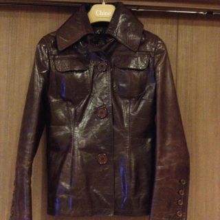 コスチュームナショナル・レザージャケット(ライダースジャケット)