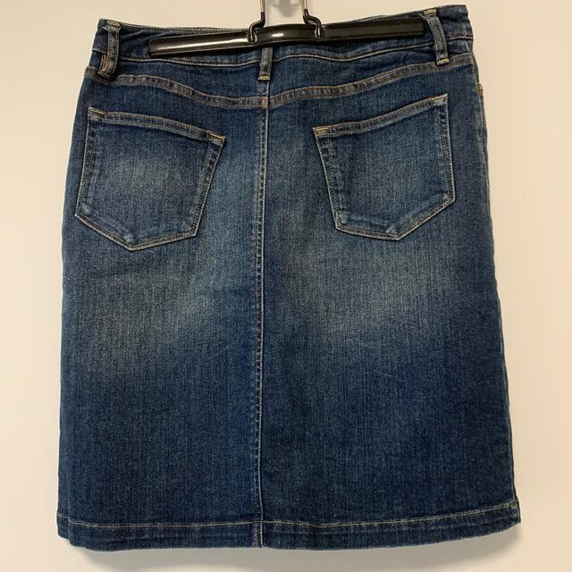 MUJI (無印良品)(ムジルシリョウヒン)の無印良品　デニムスカート レディースのスカート(ミニスカート)の商品写真
