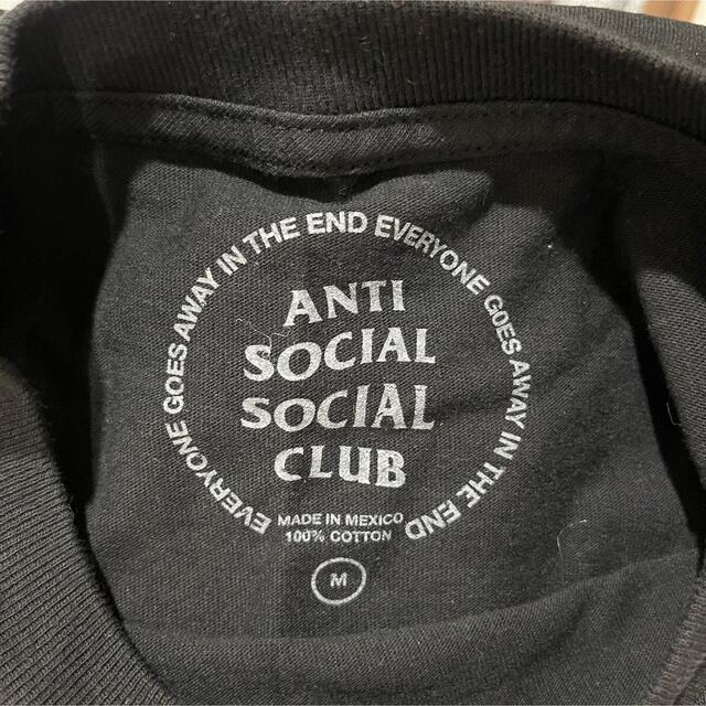 ANTI SOCIAL SOCIAL CLUB(アンチソーシャルソーシャルクラブ)のAnti Social Social Club Tシャツ　M メンズのトップス(Tシャツ/カットソー(半袖/袖なし))の商品写真