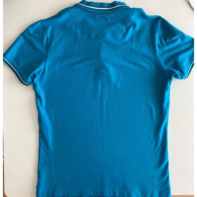 DIESEL(ディーゼル)のディーゼルほぼ新品＊ターコイズポロシャツ メンズのトップス(ポロシャツ)の商品写真