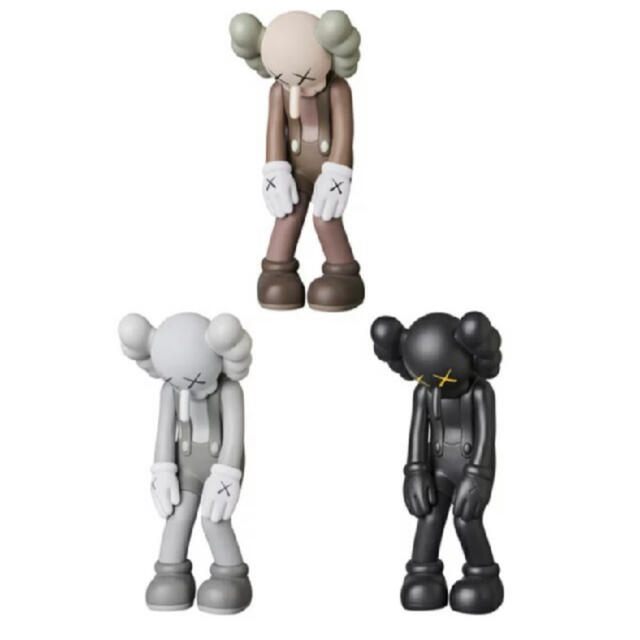 MEDICOM TOY(メディコムトイ)のKAWS SMALL LIE BROWN/GRAY/BLACK セット エンタメ/ホビーのフィギュア(その他)の商品写真