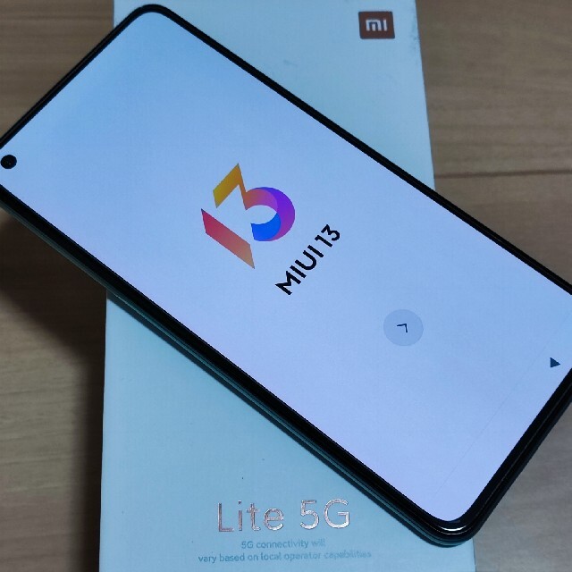 美品！SIMフリー■Xiaomi Mi 11 lite 5G■ミントグリーン スマホ/家電/カメラのスマートフォン/携帯電話(スマートフォン本体)の商品写真