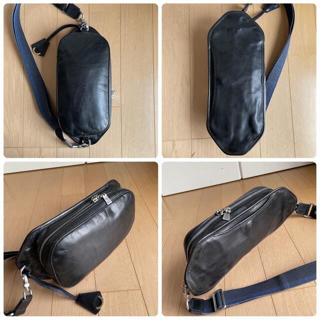低価正規品】 aniary - アニアリ Aniary レザーボディバッグ 11-07000