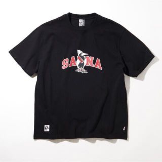 チャムス(CHUMS)のCHUMS×FREAK’S STORE SAUNA カレッジロゴTEE 半袖T(Tシャツ/カットソー(半袖/袖なし))