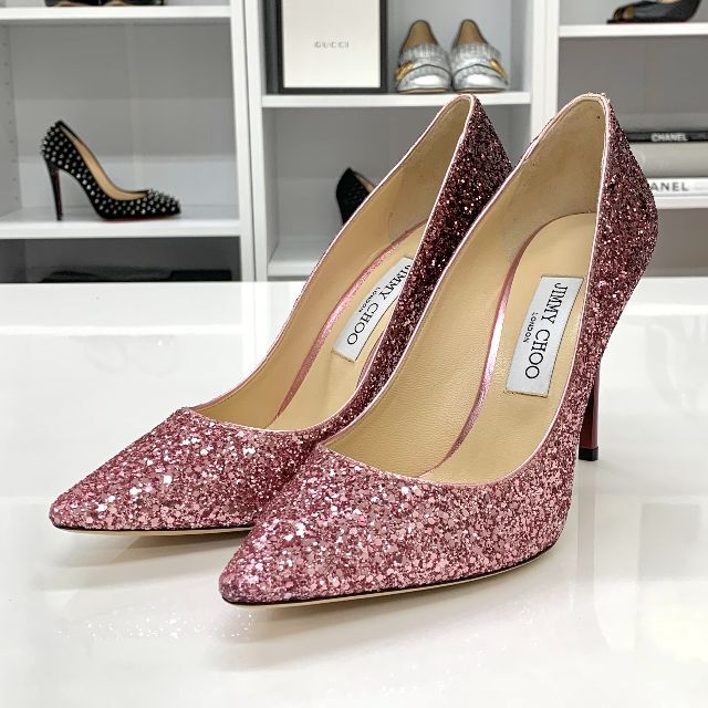 ジミーチュウ グリッター グラデーション パンプス ピンク ftp.eva.gov.co