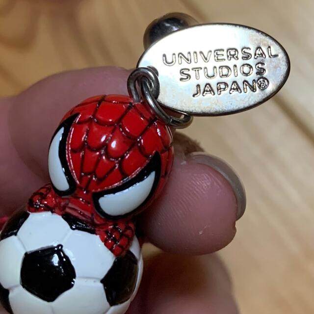 USJ(ユニバーサルスタジオジャパン)のスパイダーマン　根付け エンタメ/ホビーのアニメグッズ(ストラップ)の商品写真