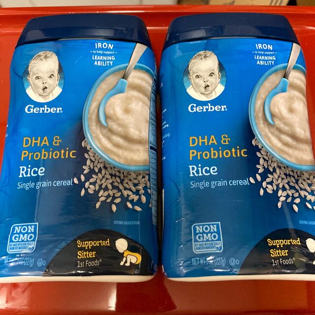 Gerber(ガーバー)のライスシリアル　2個 キッズ/ベビー/マタニティの授乳/お食事用品(その他)の商品写真