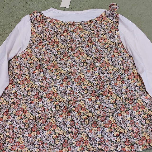 【150cm】重ね着風トップス キッズ/ベビー/マタニティのキッズ服女の子用(90cm~)(Tシャツ/カットソー)の商品写真