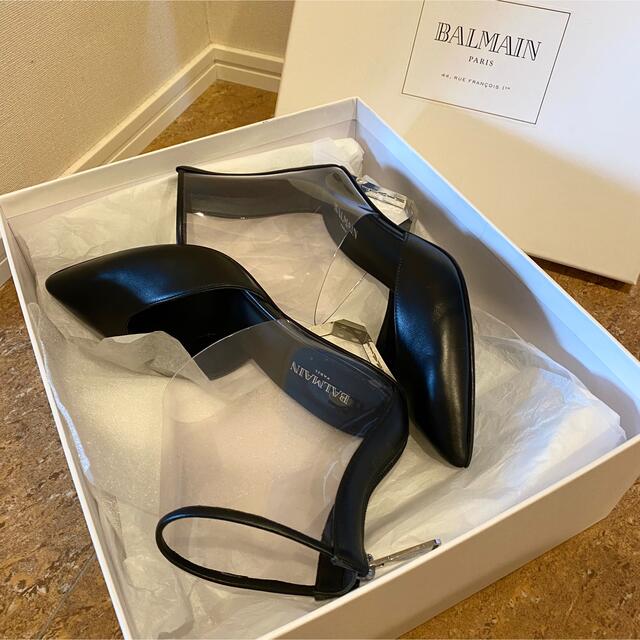 BALMAIN バルマン クリアソール サンダル 定価20万円 透明 クリア