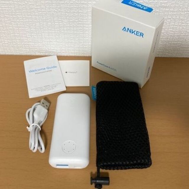 【超美品】Anker PowerCore II 6700 アンカーモバイルバッテ スマホ/家電/カメラのスマートフォン/携帯電話(バッテリー/充電器)の商品写真