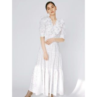 スナイデル(SNIDEL)の〈タグ付〉【SNIDEL】【スナイデル】FRILL LONG DRESS(ロングワンピース/マキシワンピース)