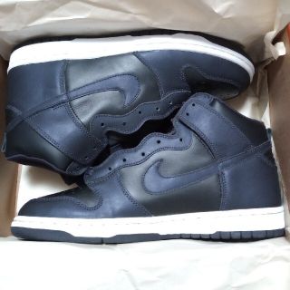 ナイキ(NIKE)の2002年製 NIKE DUNK HIGH 黒紫 FRAGMENT 北京 元ネタ(スニーカー)