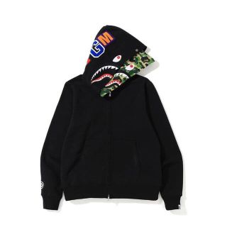 A BATHING APE ア ベイシング エイプ パーカー ダブルフード シャーク