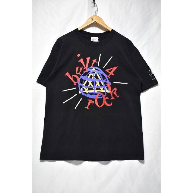 ＠美品 米国製 built4 ROCK ロックンロール殿堂 Tシャツtt129