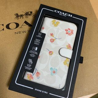 コーチ(COACH)のコーチ新品iPhone13Pro手帳型ケース(iPhoneケース)