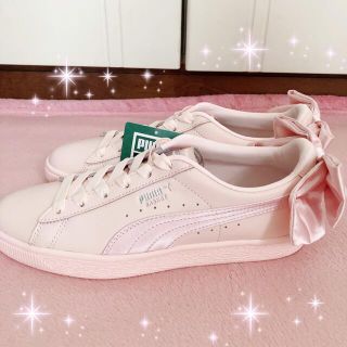 PUMA - ☆PUMAプーマ☆後ろリボン付き☆バスケットBOWスニーカー☆新品 ...